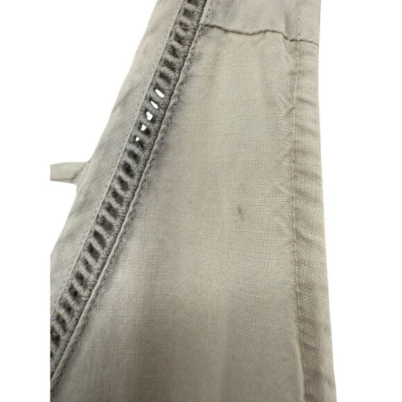 Anthropologie Cloth & Stone Juliana Jumpsuit Size S Gray Ombre Cropped V Neck - Picture 7 of 12